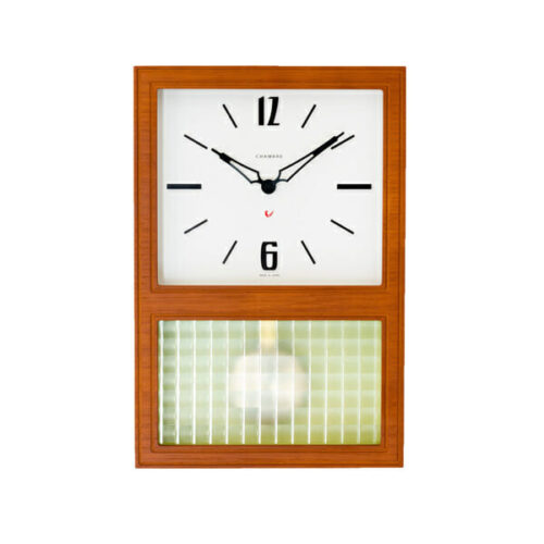 Chambre Classic Pendulum Wall Clock Brown