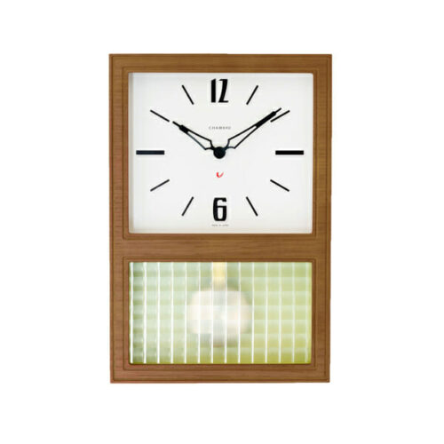 Chambre Classic Pendulum Wall Clock Walnut
