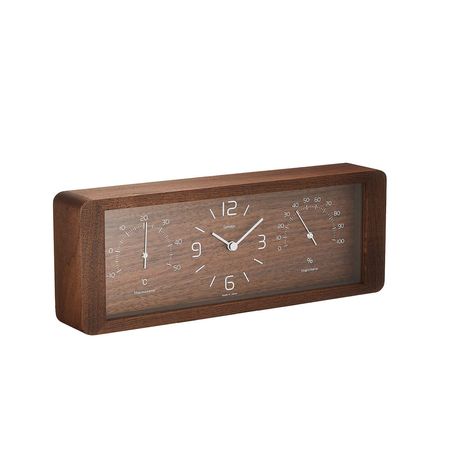 Lemnos Wall Clock Yokan Brown - Image 4