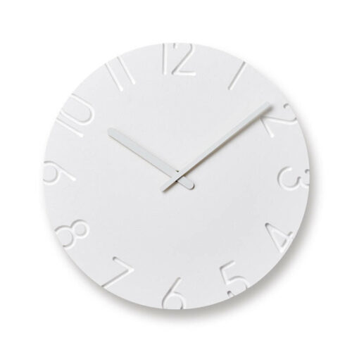 Lemnos Wall Clock Carved