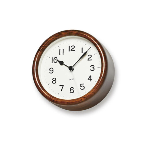 Lemnos Wall Clock MIKI SUKI URUSHI