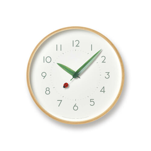 Lemnos Wall Clock Perch Ladybird