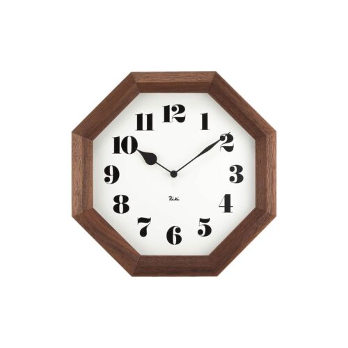 Lemnos Wall Clock RIKI Octagonal