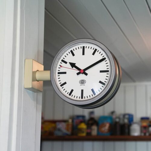 double side wall clock dulton