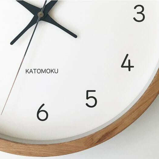 Katomoku Wall Clock Muku 13 Oak - Image 5