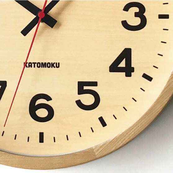 Katomoku Wall Clock Muku 15 Ash - Image 3