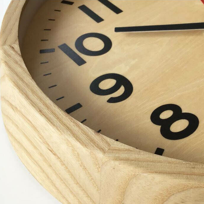 Katomoku Wall Clock Muku 15 Ash - Image 4