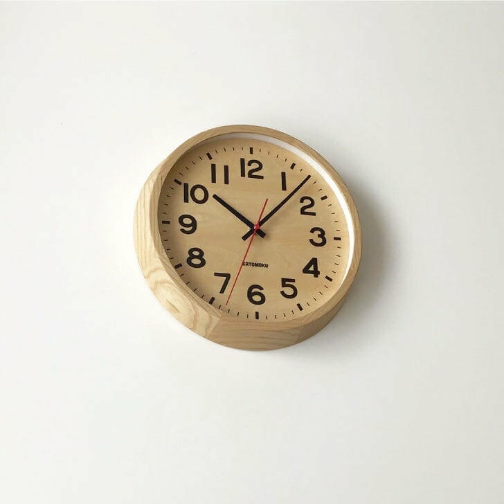Katomoku Wall Clock Muku 15 Ash - Image 5