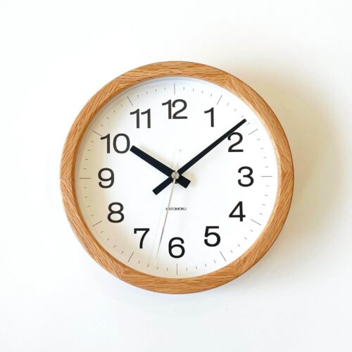 Katomoku Wall Clock Muku 16 Oak