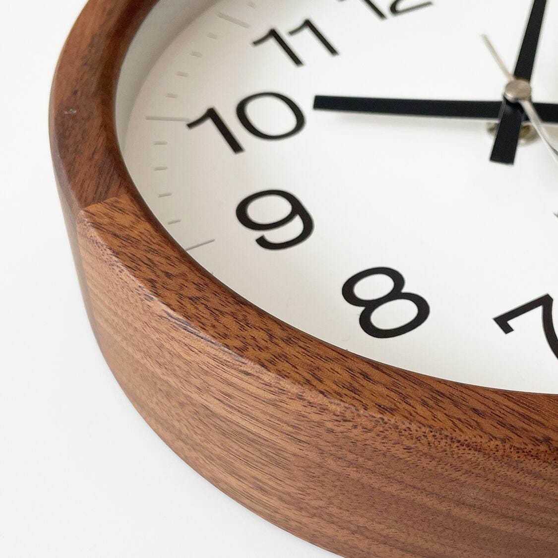 Katomoku Wall Clock Muku 16 Walnut - Image 4