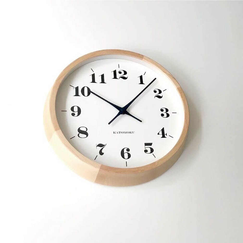 Katomoku Wall Clock Muku 12 Ash - Image 3