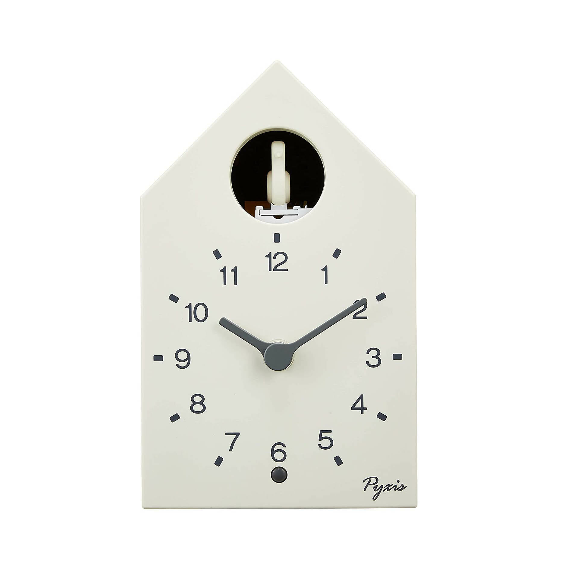 Seiko Modern Cuckoo Wall Clock White - Image 2