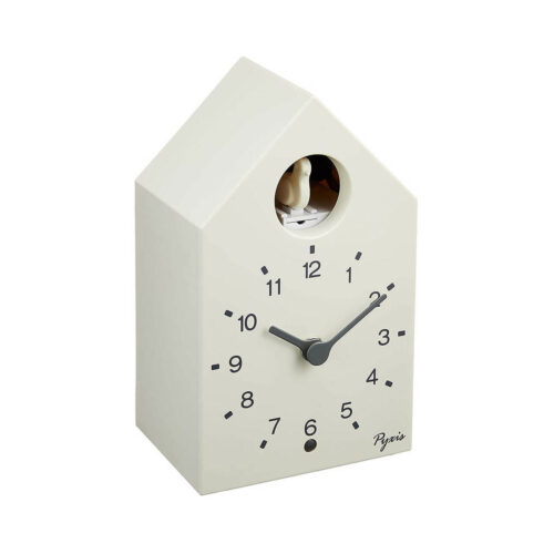 Seiko Modern Cuckoo Wall Clock White