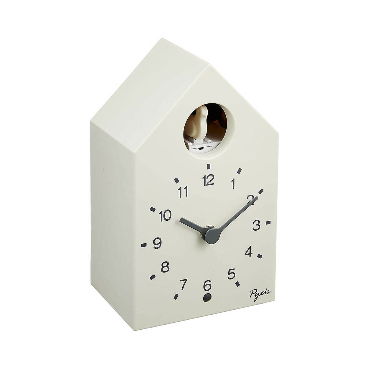 Seiko Modern Cuckoo Wall Clock White