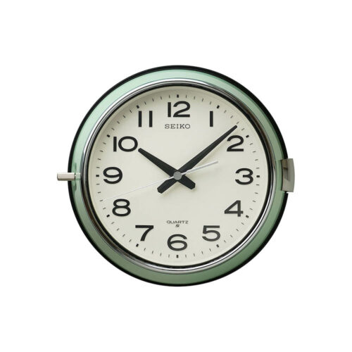 Seiko Retro Wall Clock Mint Green
