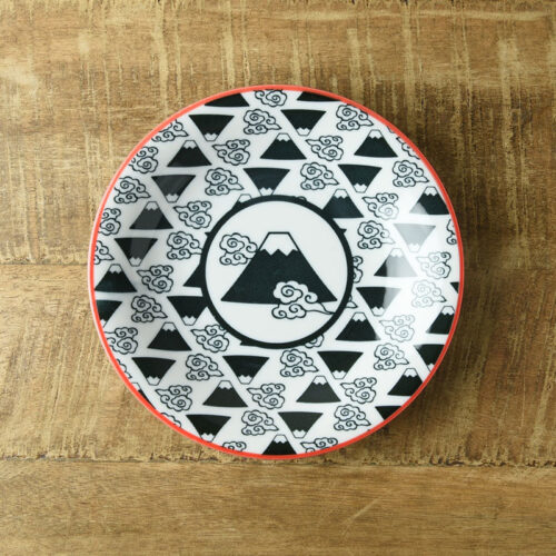 Mino Ware Small Plate Mt Fuji