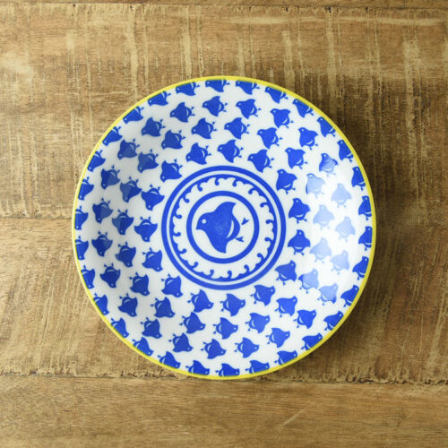 Mino Ware Small Plate Bird