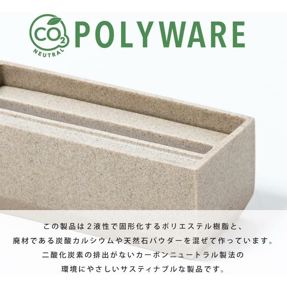 Ideaco Torel Napkin Box Stone Sand - Image 3