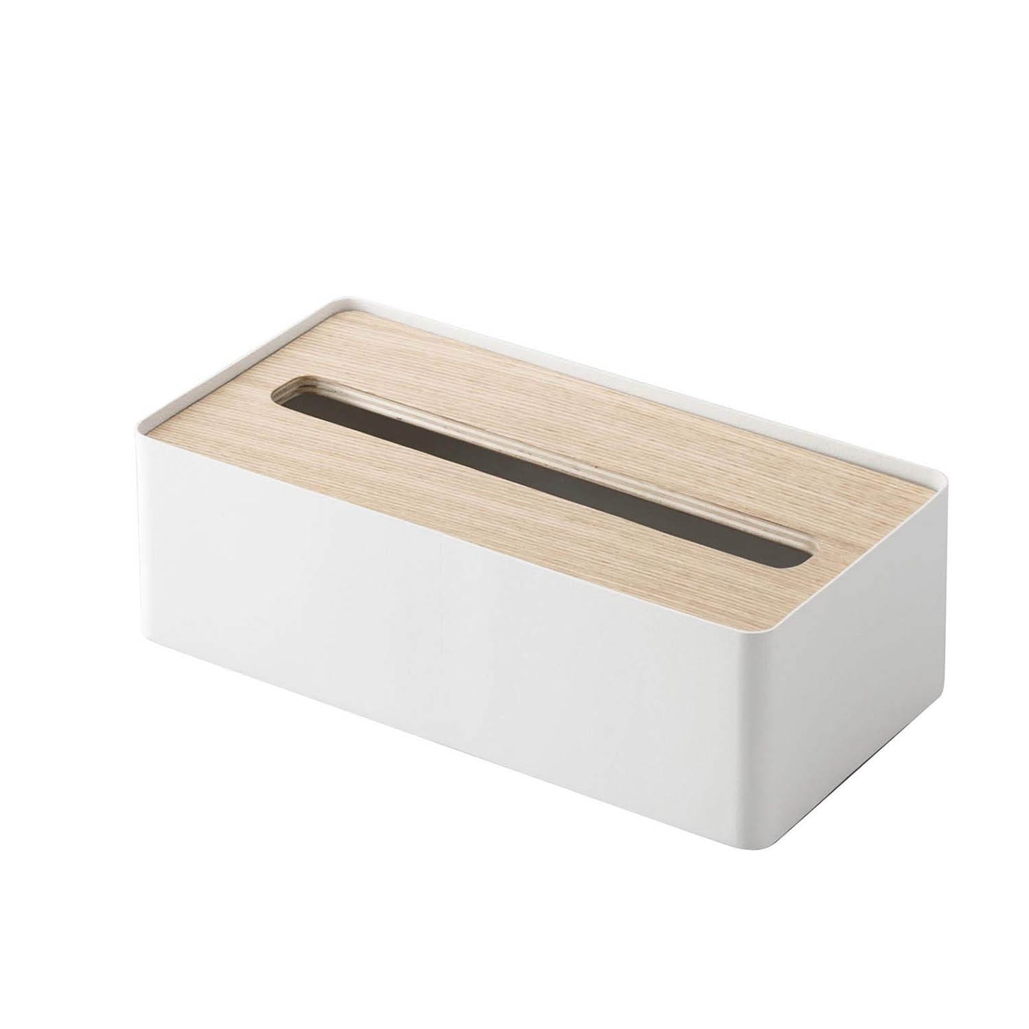 YAMAZAKI Rin Tissue Box Rectangular White