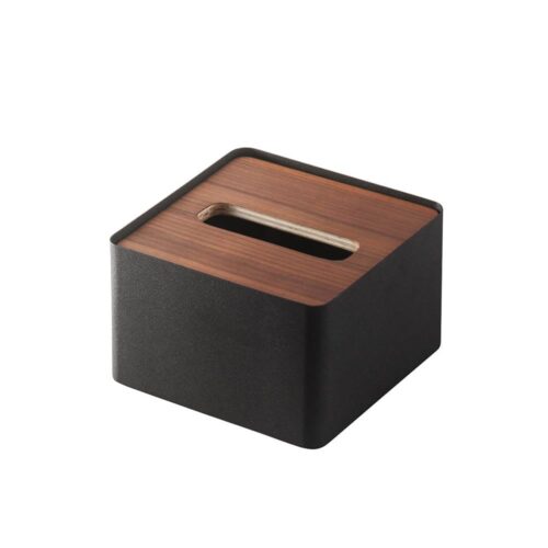 YAMAZAKI Rin Tissue Box Square Black