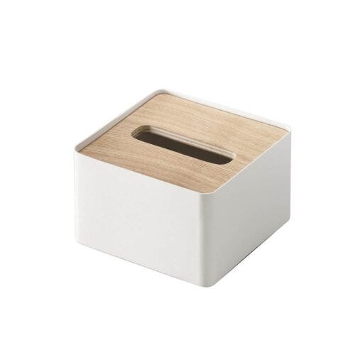 YAMAZAKI Rin Tissue Box Square White