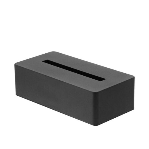YAMAZAKI Tissue Box Steel Black
