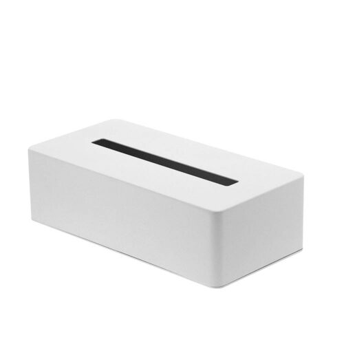YAMAZAKI Tissue Box Steel White